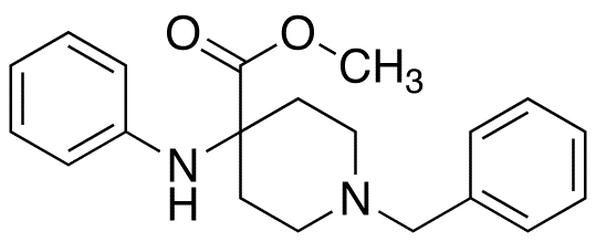 4-(Phenylamino]-1-benzyl-4-piperidinecarboxylic Acid Methyl Ester