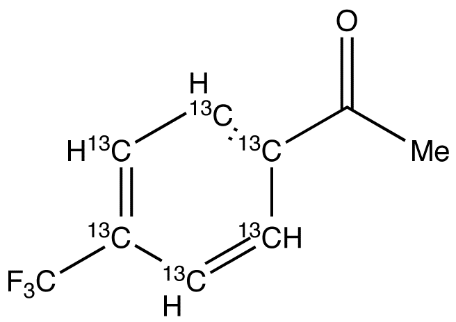 4’-(Trifluoromethyl)acetophenone-13C6