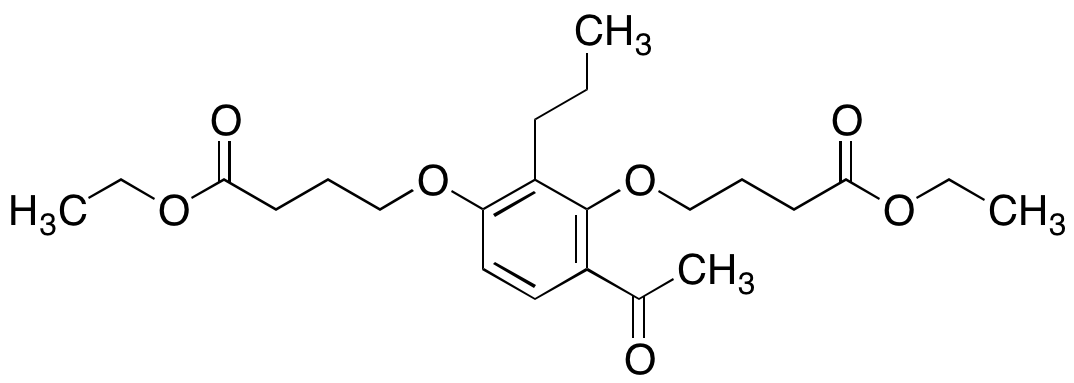 4,4’-[(4-Acetyl-2-propyl-1,3-phenylene)bis(oxy)]bisbutanoic Acid 1,1’-Diethyl Ester