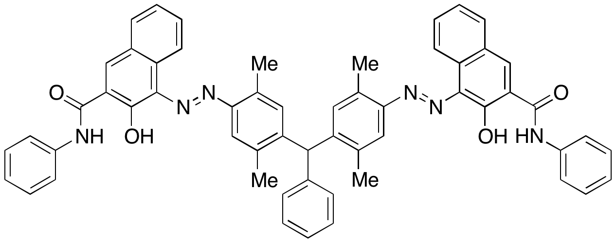 4,4’-[(Phenylmethylene)bis[(2,5-dimethyl-4,1-phenylene)-2,1-diazenediyl]]bis[3-hydroxy-N-phenyl-2-naphthalenecarboxamide