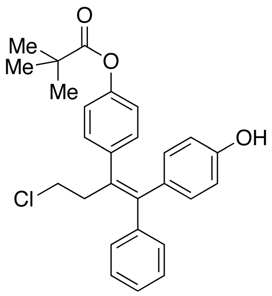 4,4’-[1-(2-Chloroethyl)-2-phenyl-1,2-ethenediyl]-4-O-pivaloyl-bisphenol