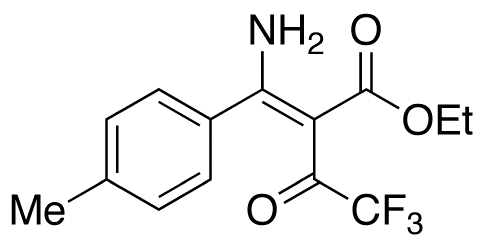 4,4,4-Trifluoro-2-(aminomethylphenyl)methylene-3-oxo-butanoic Acid Ethyl Ester