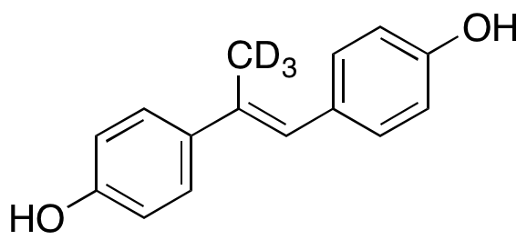 4,4’-Dihydroxy-trans-α-methylstilbene-d3