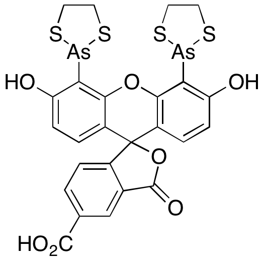 4’,5’-Bis(1,3,2-dithiarsolan-2-yl)-3’,6’-dihydroxy-3-oxospiro[isobenzofuran-1(3H),9’-[9H]xanthene]-5-carboxylic Acid