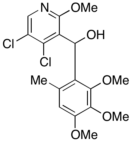 4,5-Dichloro-2-methoxy-α-(2,3,4-trimethoxy-6-methylphenyl)-3-pyridinemethanol