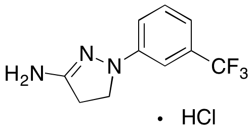 4,5-Dihydro-1-[3-(trifluoromethyl)phenyl]-1H-pyrazol-3-amine Hydrochloride