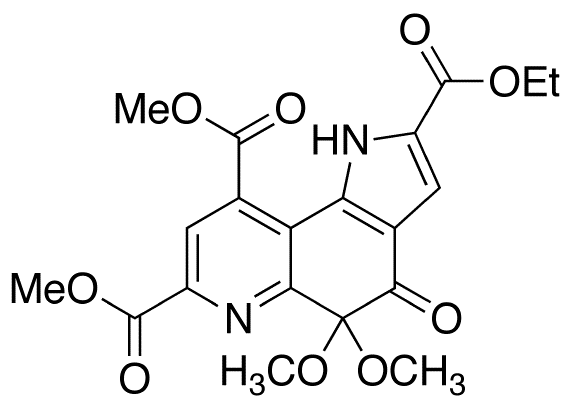 4,5-Dihydro-4,5-dioxo-1H-pyrrolo[2,3-f]quinoline-2,7,9-tricarboxylic Acid, 5,5-Dimethyl Ketal