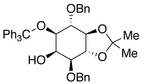 4,5-O-Isopropylidene-3,6-bis-O-(phenylmethyl)-1-O-(triphenylmethyl) DL-myo-Inositol