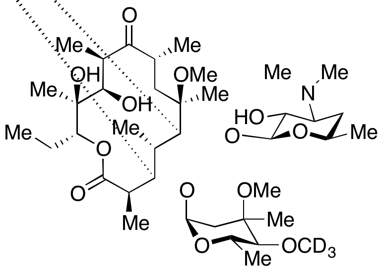 4’’,6-Di-O-methylerythromycin-d3