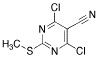 4,6-Dichloro-2-(methylthio)pyrimidine-5-carbonitrile