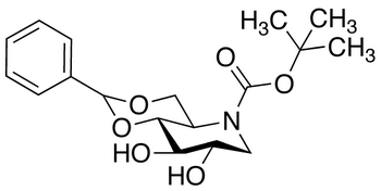 4,6-O-Benzylidene-N-(tert-butoxycarbonyl)-1,5-imino-D-glucitol