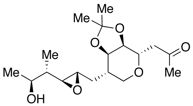 4,8-Anhydro-1,3,7-trideoxy-7-[[3-((1R,2S)-2-hydroxy-1-methylpropyl)oxiranyl]methyl]-5,6-O-(1-methylethylidene)-L-talo-2-octulose