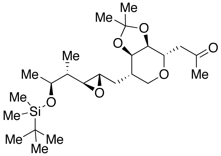 4,8-Anhydro-1,3,7-trideoxy-7-[[3-((1R,2S)-2-tert-butyldimethylsilyloxy-1-methylpropyl)oxiranyl]methyl]-5,6-O-(1-methylethylidene)-L-talo-2-octulose