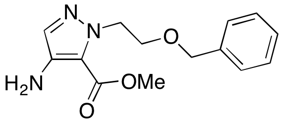 4-Amino-1-[2-(phenylmethoxy)ethyl]-1H-pyrazole-5-carboxylic Acid Methyl Ester