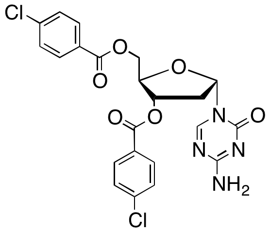 4-Amino-1-[3,5-bis-O-(4-chlorobenzoyl)-2-deoxy-α-D-erythro-pentofuranosyl]-1,3,5-triazin-2(1H)-one