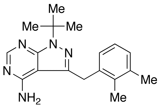 4-Amino-1-tert-butyl-3-(2,3-dimethylbenzyl)pyrazolo[3,4-d]pyrimidine