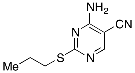 4-Amino-2-(propylthio)-5-pyrimidinecarbonitrile