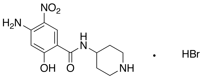 4-Amino-2-hydroxy-5-nitro-N-4-piperidinyl-benzamide Hybromide