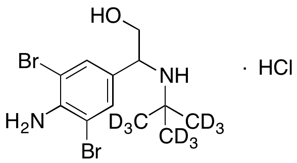 4-Amino-3,5-dibromo-β-[(1,1-dimethylethyl-d9)amino]benzeneethanol Hydrochloride