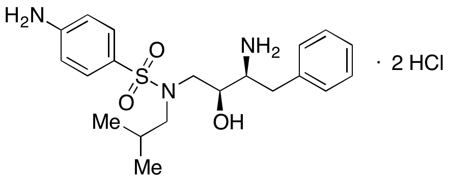 4-Amino-N-((2S,3S)-3-amino-2-hydroxy-4-phenylbutyl)-N-isobutylbenzenesulfonamide Dihydrochloride