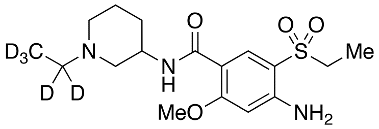 4-Amino-N-(1-ethyl-3-piperidinyl)-5-(ethylsulfonyl)-2-methoxybenzamide-d5