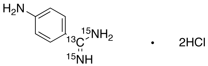 4-Aminobenzamidine-13C,15N2 Dihydrochloride