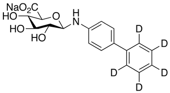 4-Aminobiphenyl-d5 β-D-Glucuronide Sodium Salt