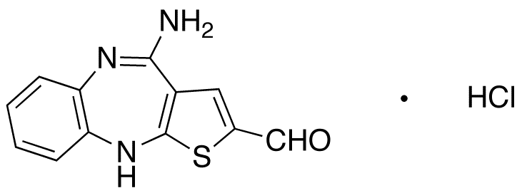 4-Aminothieno[2,3-b][1,5]benzodiazepine-2-carboxaldehyde Hydrochloride