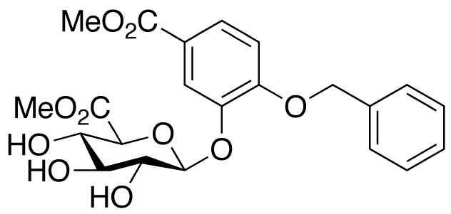 4-Benzyloxy-3-hydroxybenzoic Acid 3-O-β-D-Glucuronide Dimethyl Diester