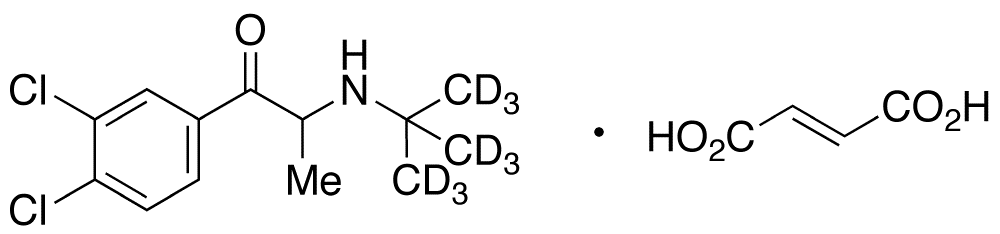 4-Chloro Bupropion-d9 Fumarate