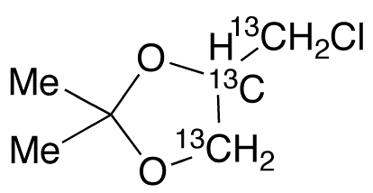 4-Chloromethyl-2,2-dimethyl-1,3-dioxolane-13C3