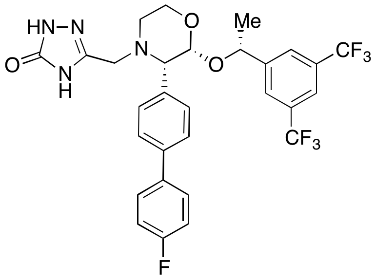 4-Defluoro-4-(p-fluorophenyl)aprepitant