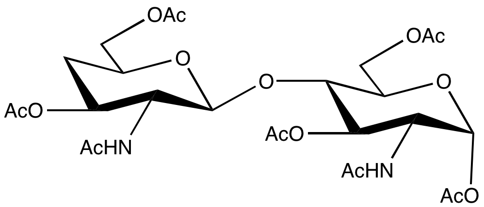 4-Deoxy-β-D-chitobiose Peracetate