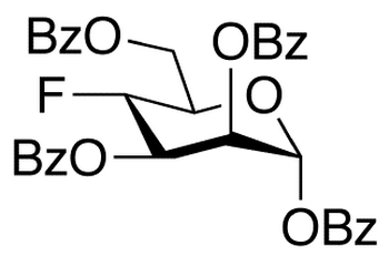 4-Deoxy-4-fluoro-1,2,3,6-tetra-O-benzoyl-α-D-mannose