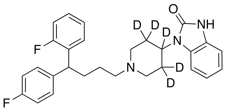 4-Desfluoro-2-fluoro Pimozide-d4