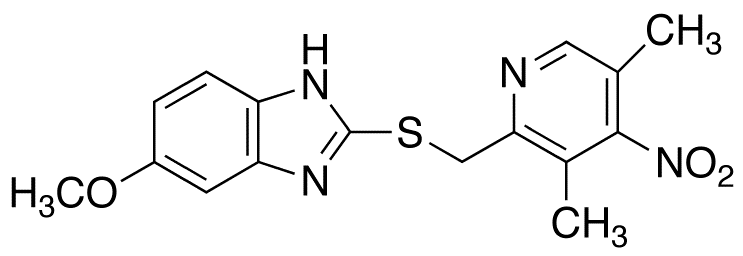 4-Desmethoxy-4-nitro Omeprazole Sulfide