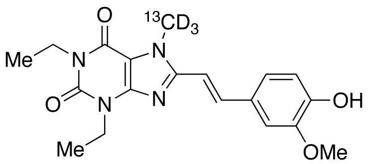 4-Desmethyl Istradefylline-d3,13C