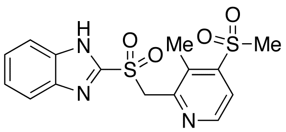 4-Detrifluoroethoxy-4-methylsulfonyl Lansoprazole Sulfone