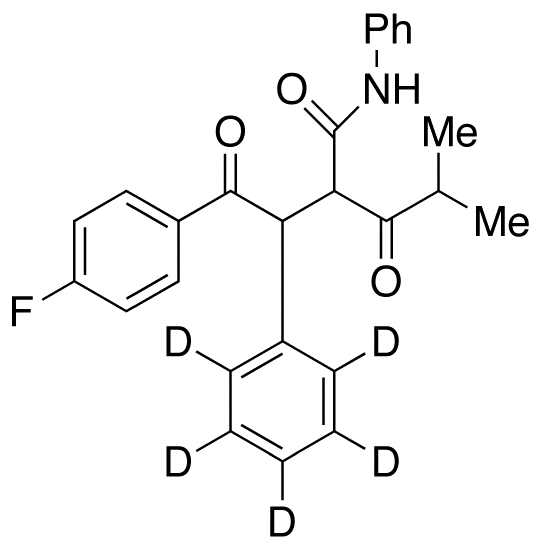 4-Fluoro-α-(2-methyl-1-oxopropyl)-γ-oxo-N,β-diphenyl-d5-benzenebutanamide