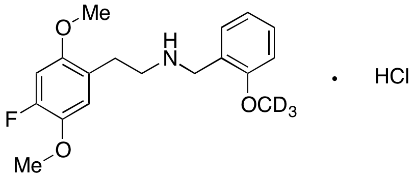 4-Fluoro-2,5-dimethoxy-N-[(2-methoxyphenyl)methyl]benzeneethanamine-D3 Hydrochloride