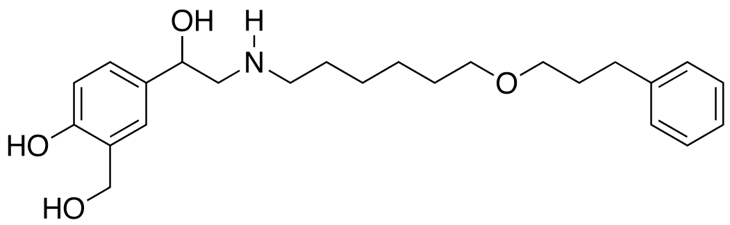 4-Hydroxy-α1-[[[6-(3-phenylpropoxy)hexyl]amino]methyl]-1,3-benzenedimethanol