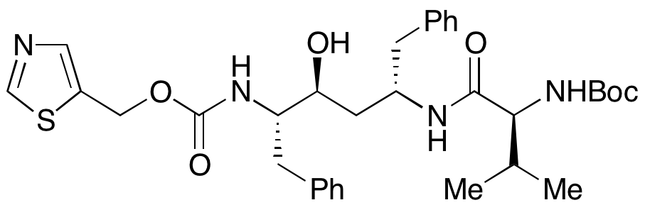 4-Hydroxy-13,13-dimethyl-9-(1-methylethyl)-8,11-dioxo-3,6-bis(phenylmethyl) 12-Oxa-2,7,10-triazatetradecanoic Acid 5-Thiazolylmethyl Ester