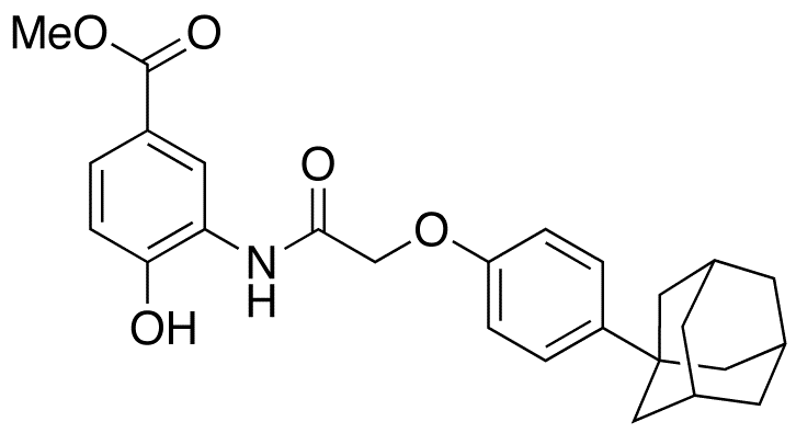 4-Hydroxy-3-[[2-(4-tricyclo[3.3.1.13,7]dec-1-ylphenoxy)acetyl]amino]-benzoic Acid Methyl Ester