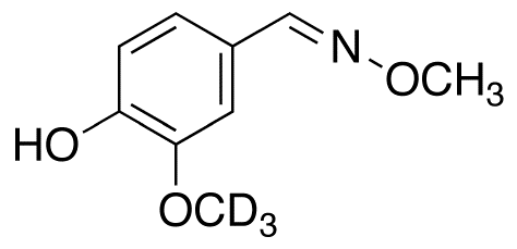 4-Hydroxy-3-methoxy-d3-benzaldehyde O-Methyloxime