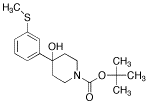 4-Hydroxy-4-(3-methylsulfanylphenyl)-piperidin-1-carboxylic Acid tert-Butyl Ester