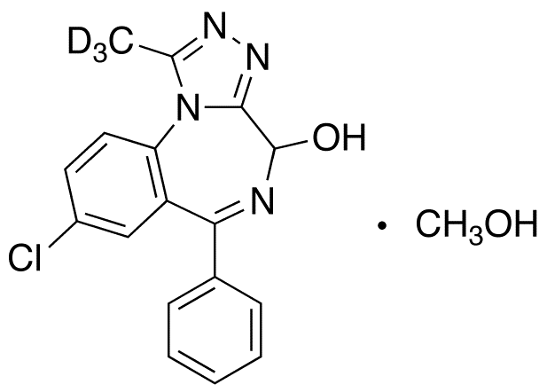 4-Hydroxy Alprazolam-d3 Methanoate