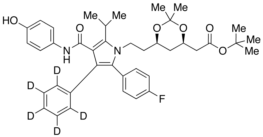 4-Hydroxy Atorvastatin-d5 Acetonide tert-Butyl Ester