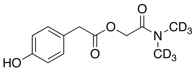 4-Hydroxy Benzeneacetic Acid 2-(Dimethylamino-d6)-2-oxoethyl Ester