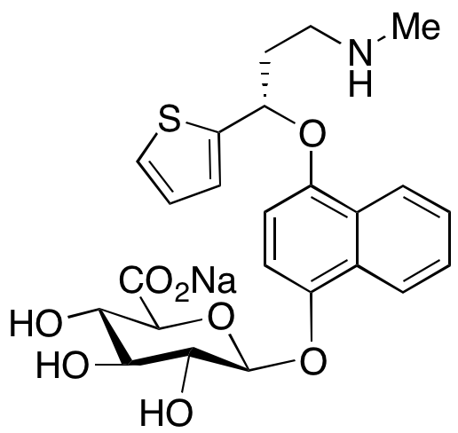 4-Hydroxy Duloxetine β-D-Glucuronide Sodium Salt