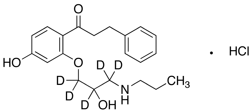 4-Hydroxy Propafenone-d5 Hydrochloride